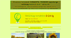 Desktop Screenshot of napraforgovetomag.hu